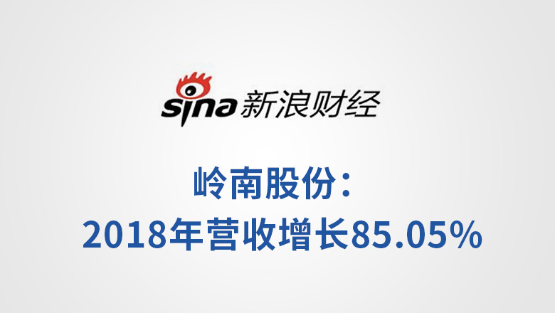 [新浪财经]利博官网股份：2018年营收增长85.05%
